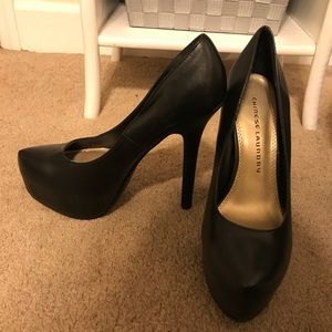 chinese laundry black heels